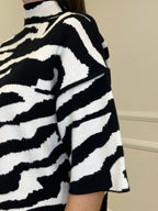 Maxi Maglia Zebra 8029