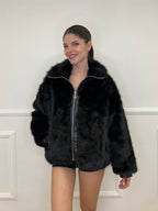 Pelliccia Interno Maculato SH1621 Nero