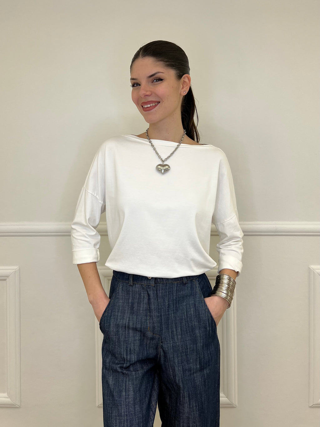 Maglia Scollo a Barchetta 2158