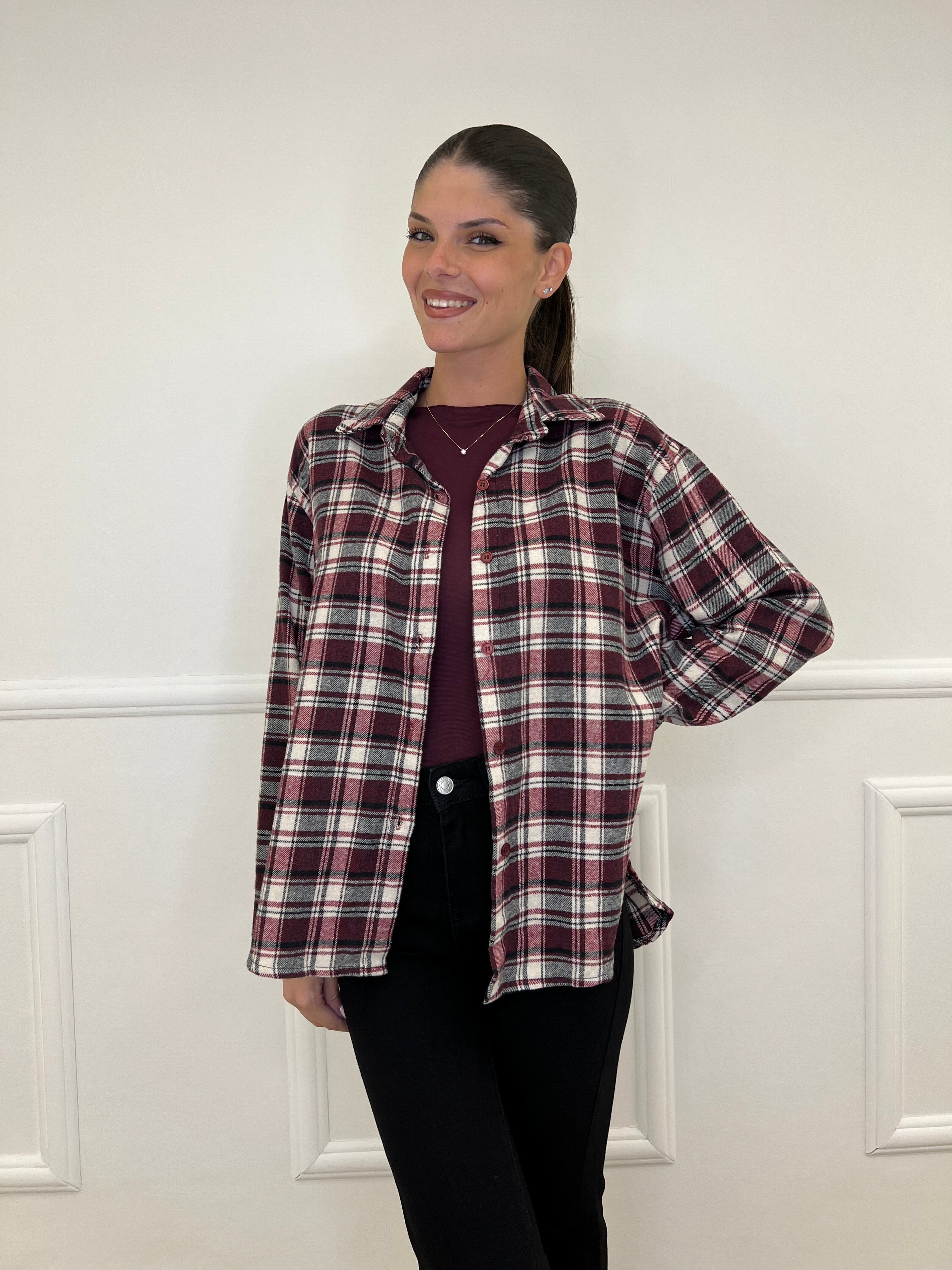 Camicia Madras 25371 Bordeaux
