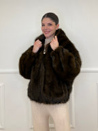 Pelliccia Bomber 00322 Moro