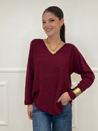 Basic V-Neck Sweater 22325