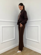 Pantalone Flare 80SM Moro