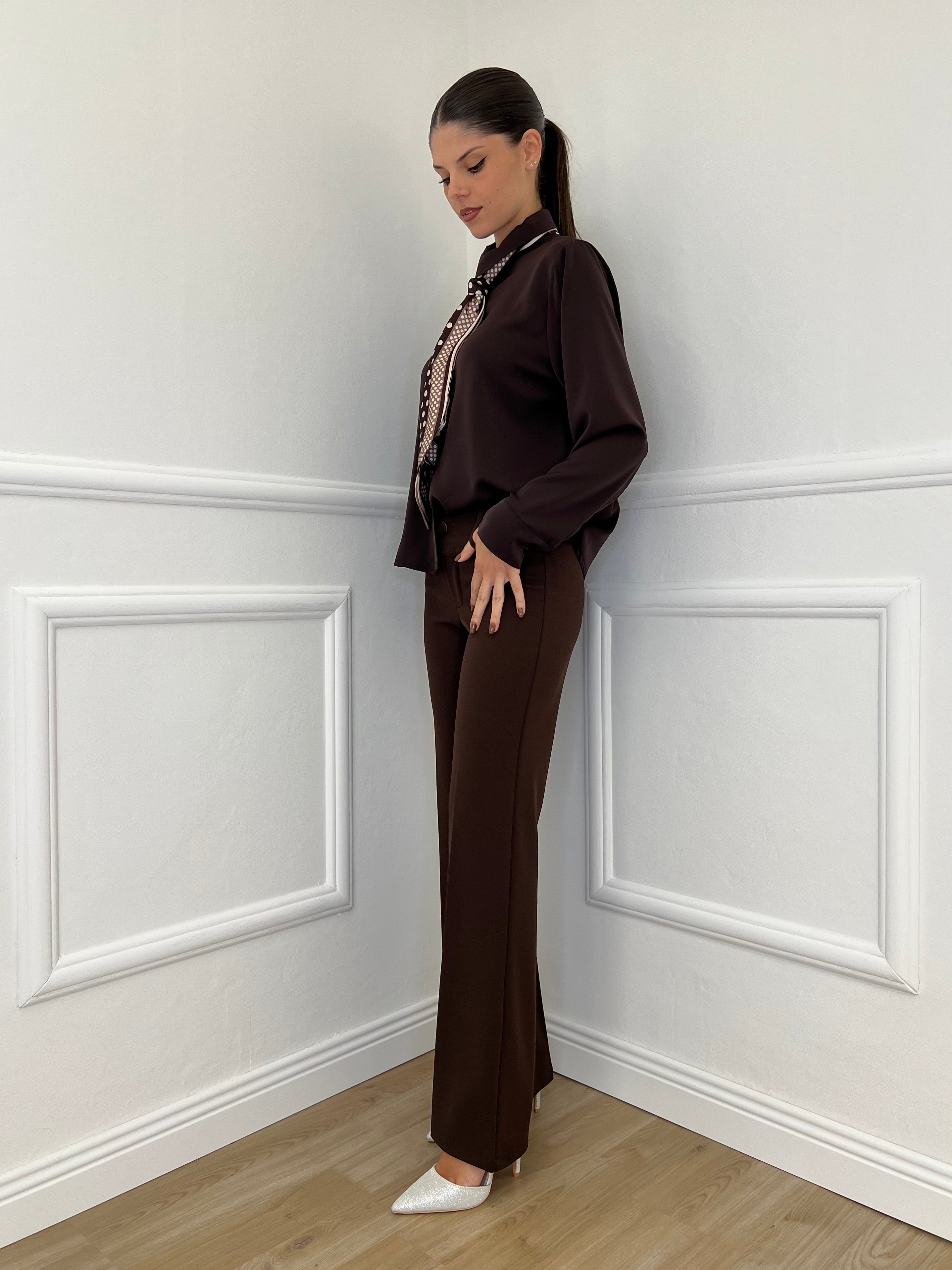 Pantalone Flare 80SM Moro