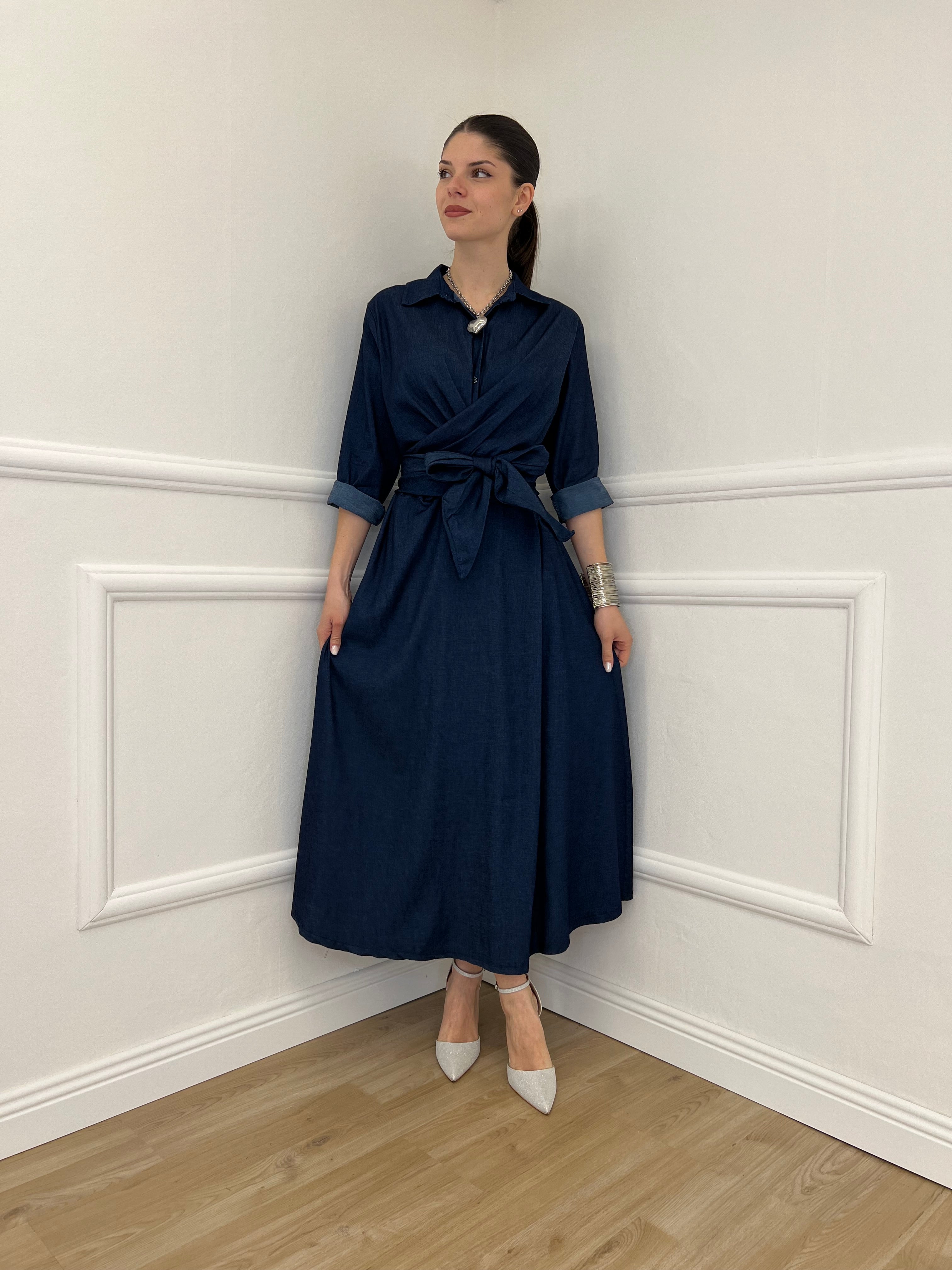 Abito Incrocio Chambray 4202