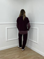 Maglia Scatoletta Maniche Corte B918 Burgundy