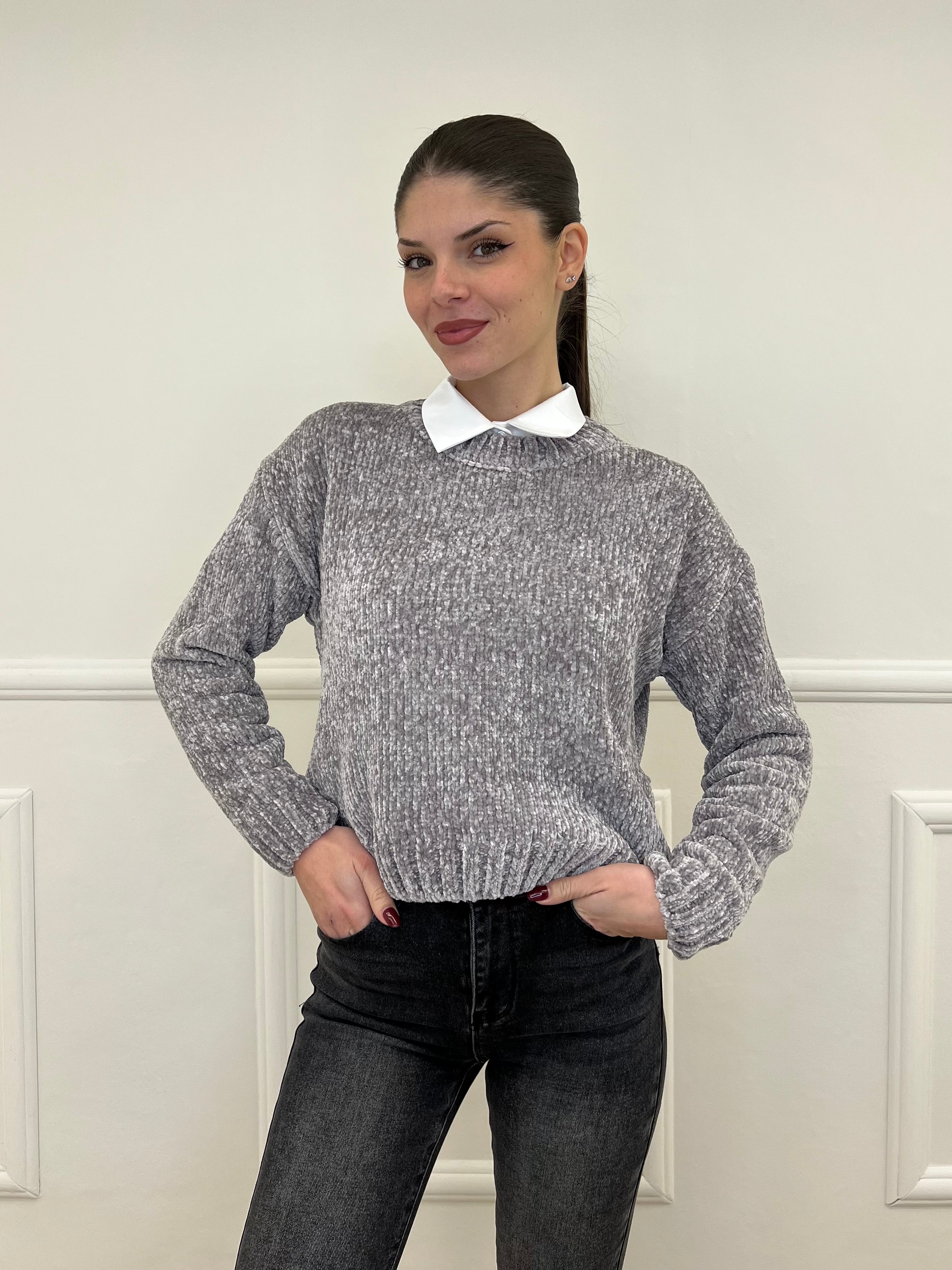 Maglia Ciniglia 2813 Grigio