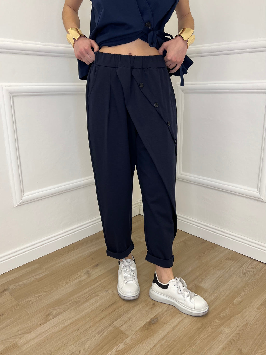 Pantalone Baggy Portafoglio 51256 Blu