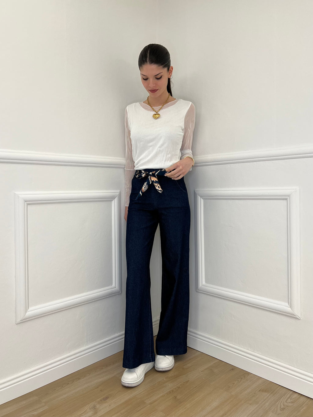 Jeans Chambray Fusciacca 2176 Blu