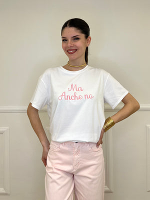 T-shirt Over "Ma Anche No"