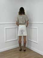 T-shirt Bottoncini 1302 Ecru