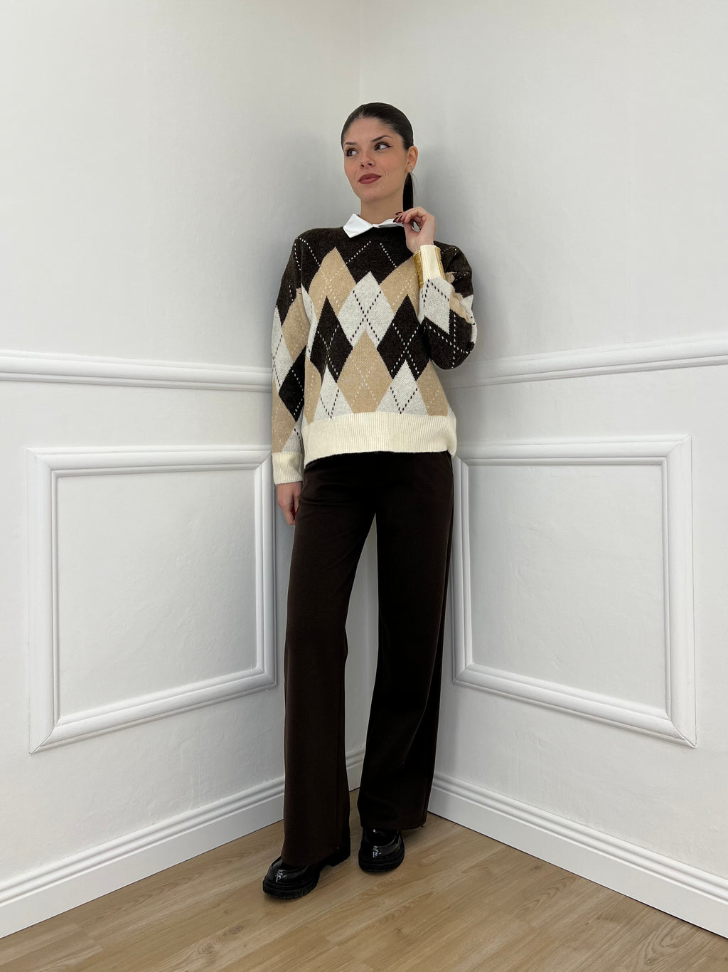 Pantalone Smerigliato 575 Moro