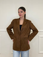 Blazer Scamosciato 5010 Marrone