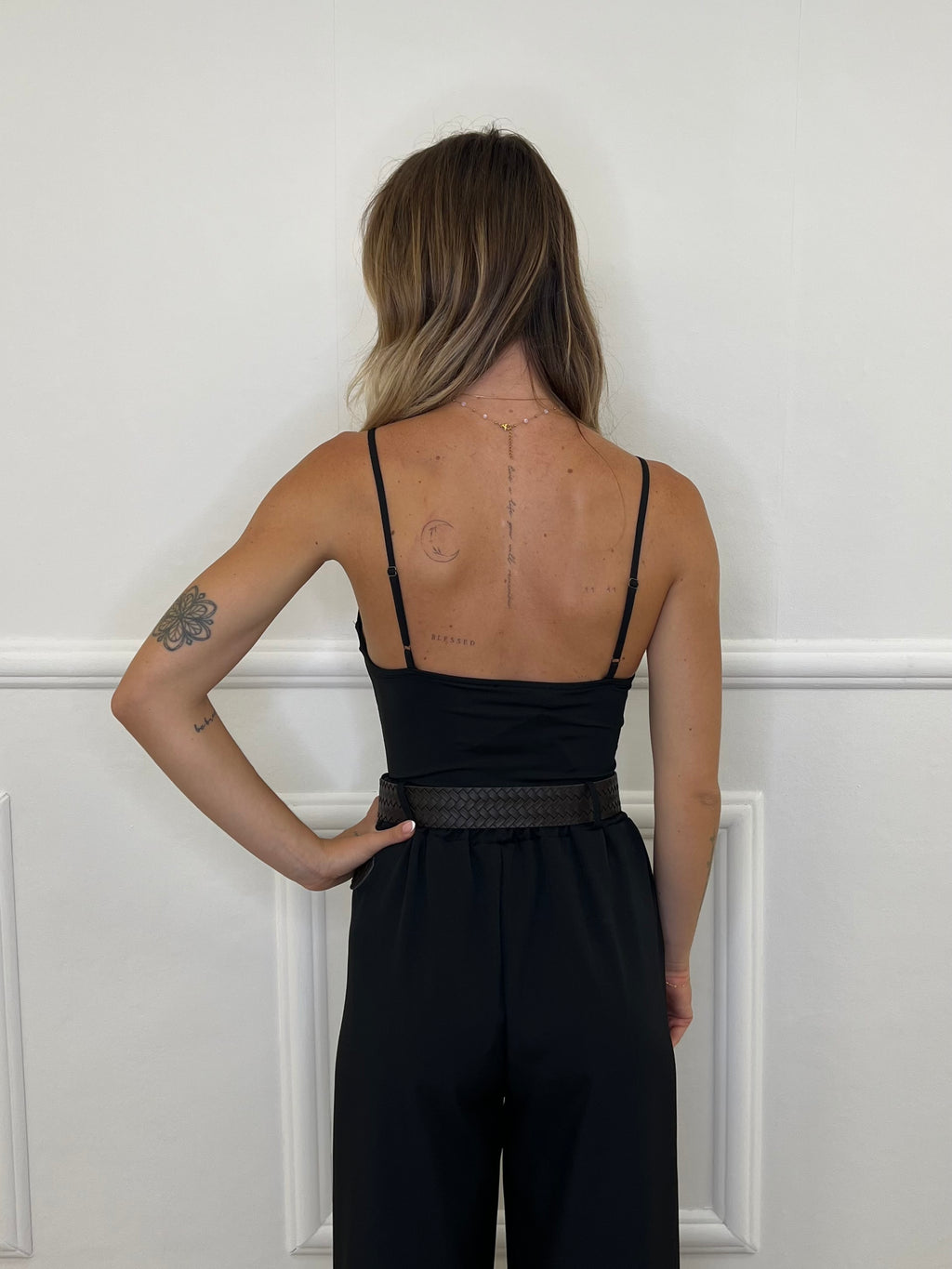 Top Spalline e Coppe 26268 Nero