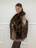 Pelliccia Animalier Frange DL30100