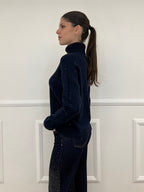 Dolcevita Micro Paillettes 25100 Blu