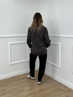 Pantalone Carrot Punto Milano 3006 Nero