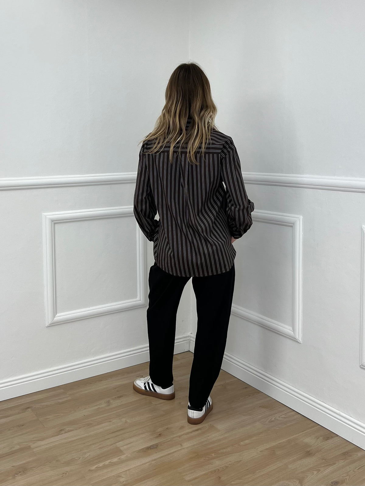 Pantalone Carrot Punto Milano 3006 Nero