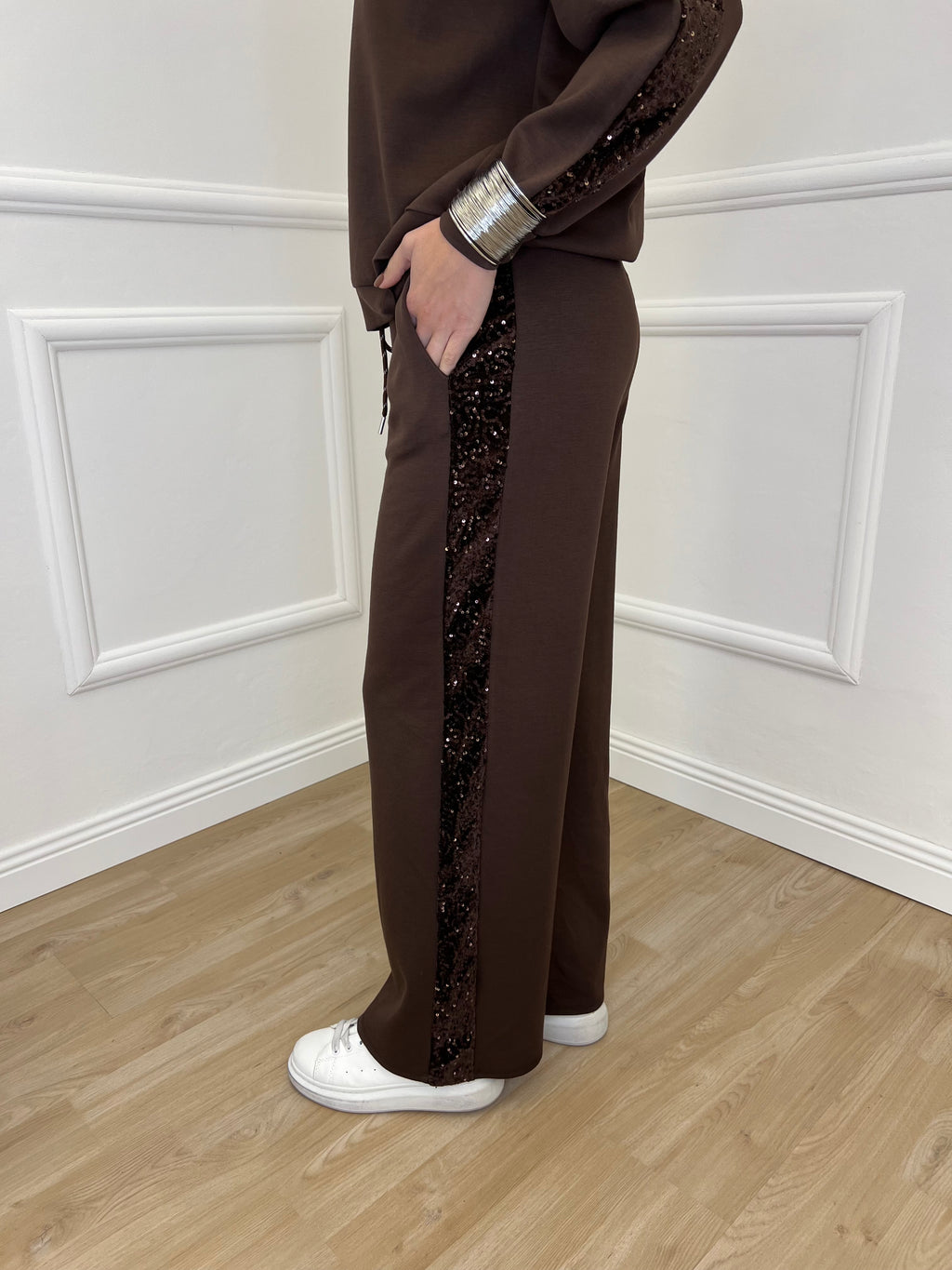 Tuta con Paillettes 21172 Moro