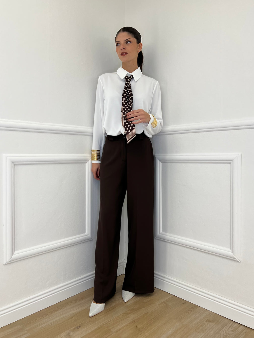 Pantalone Fluido 7229 Moro