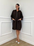 Maxi Sweatshirt 41875 Coffee