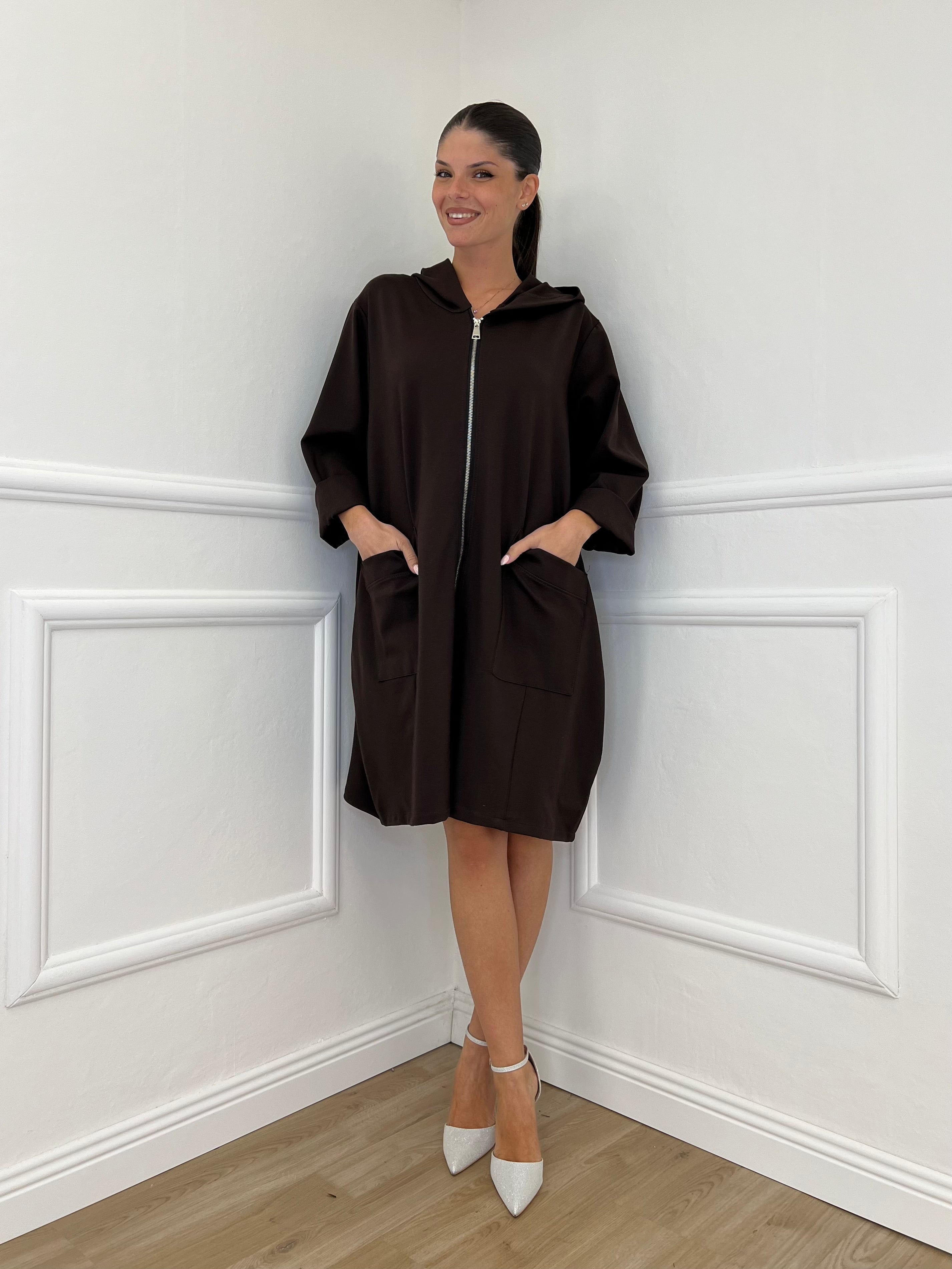 Maxi Felpa 41875 Caffè