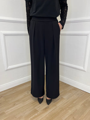 Pantalone Fluido 22059 Nero