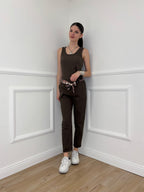Pantalone Cotone Fusciacca 1508 Marrone