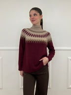 Maglia Norvegese 8240 Burgundy