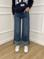 Jeans Risvolto Y367 - Bazar Abbigliamento