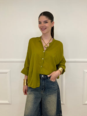 Camicia Over Coreana 3020 Pistacchio