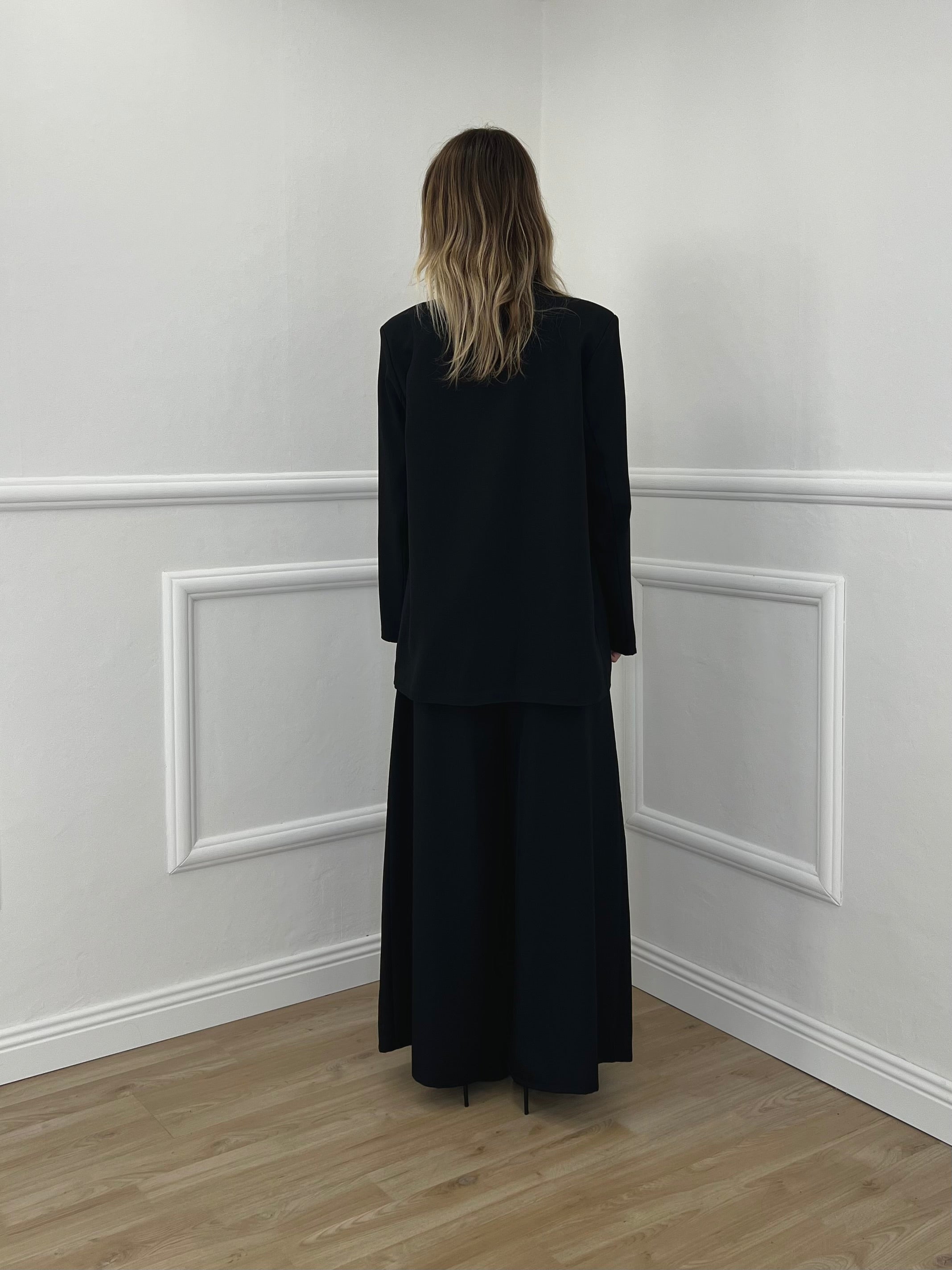 Blazer Over Sciallato 25433 Nero