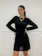 Abito Velour 2704 Nero