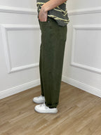 Jeans Balloon Slim 8059 Verde Militare