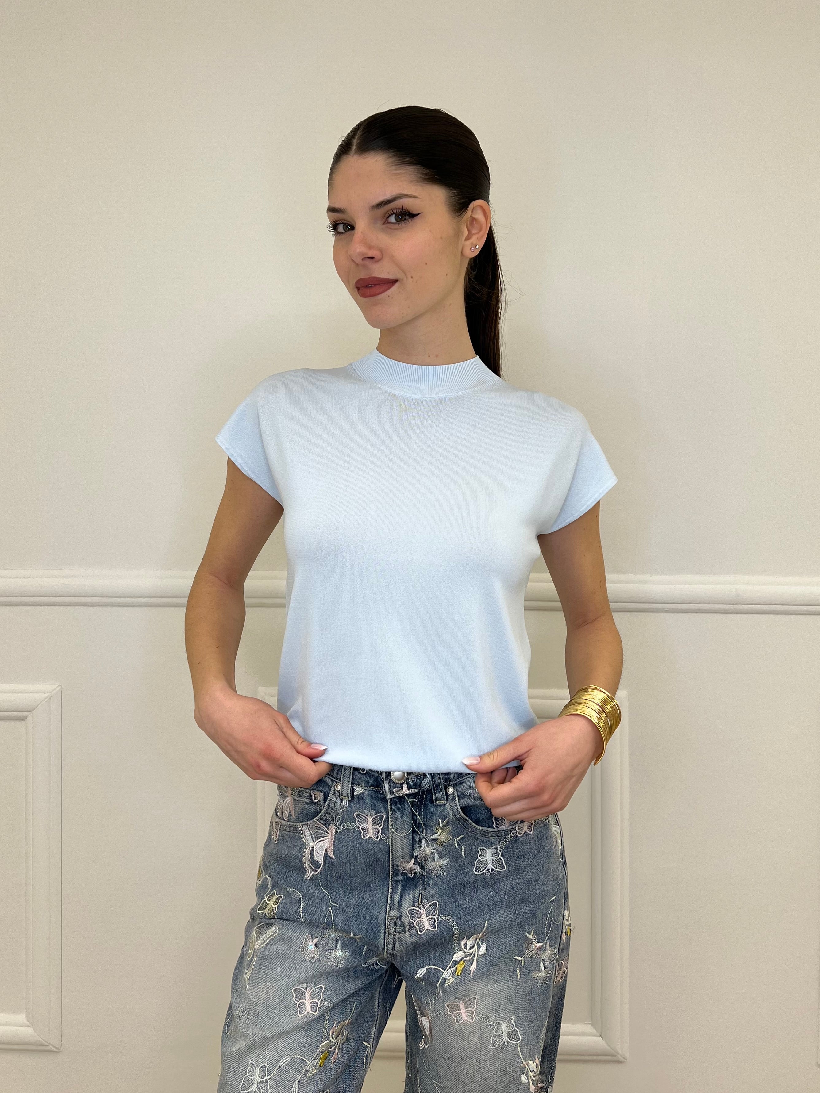 Lupetto In Viscosa Smanicato 6197