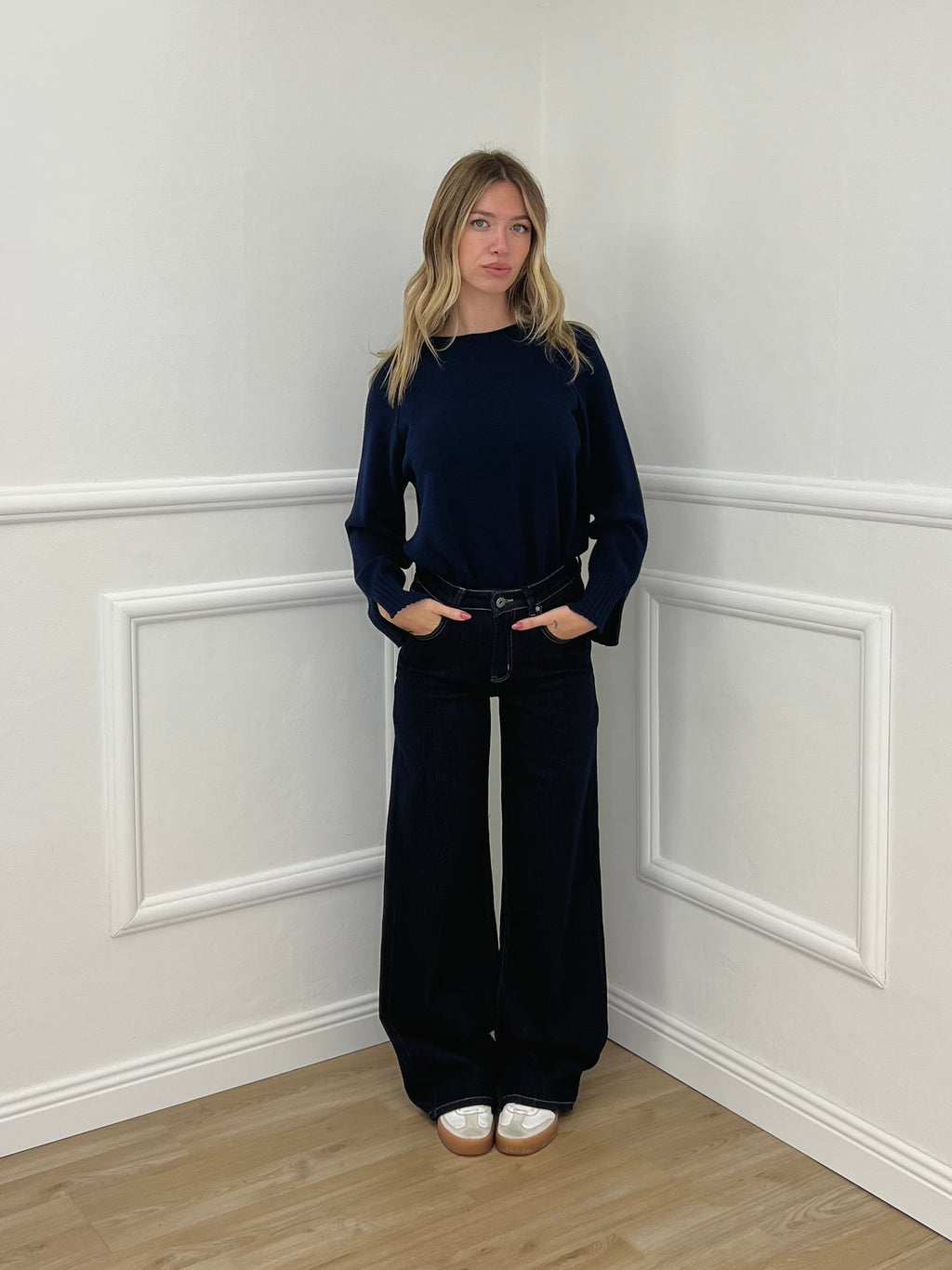 Jeans Wide Leg 5135 Blu
