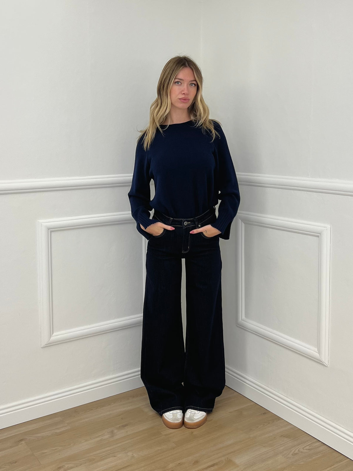 Jeans Wide Leg 5135 Blu