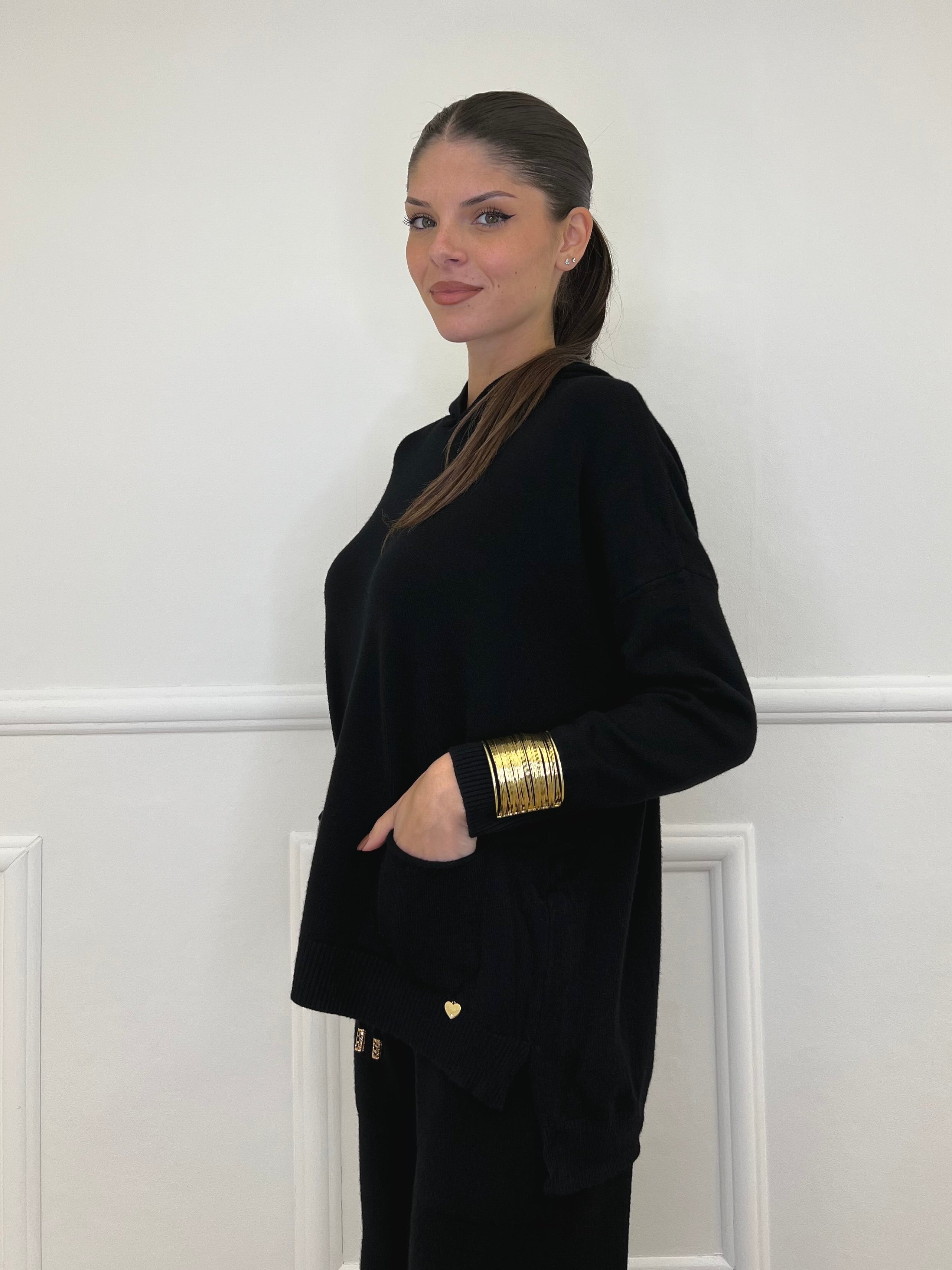 Completo Cappuccio 60592 Nero