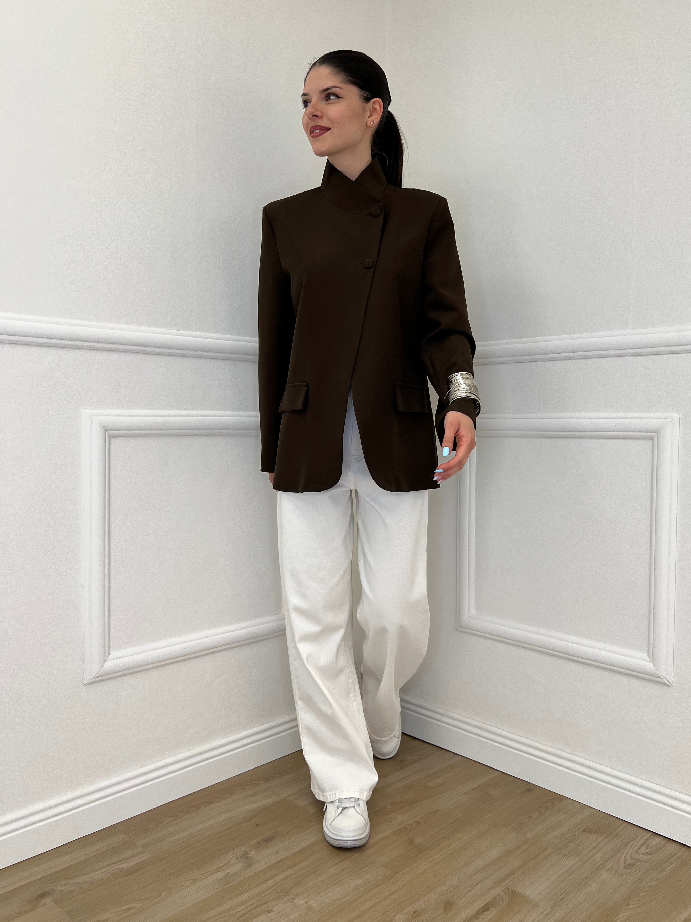 Jeans Palazzo T1001A Panna