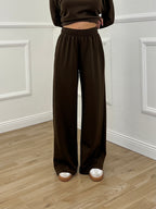 Tuta Oversize Girocollo D27629 Marrone
