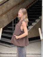 Gilet Doppia Chiusura 168958 Marrone