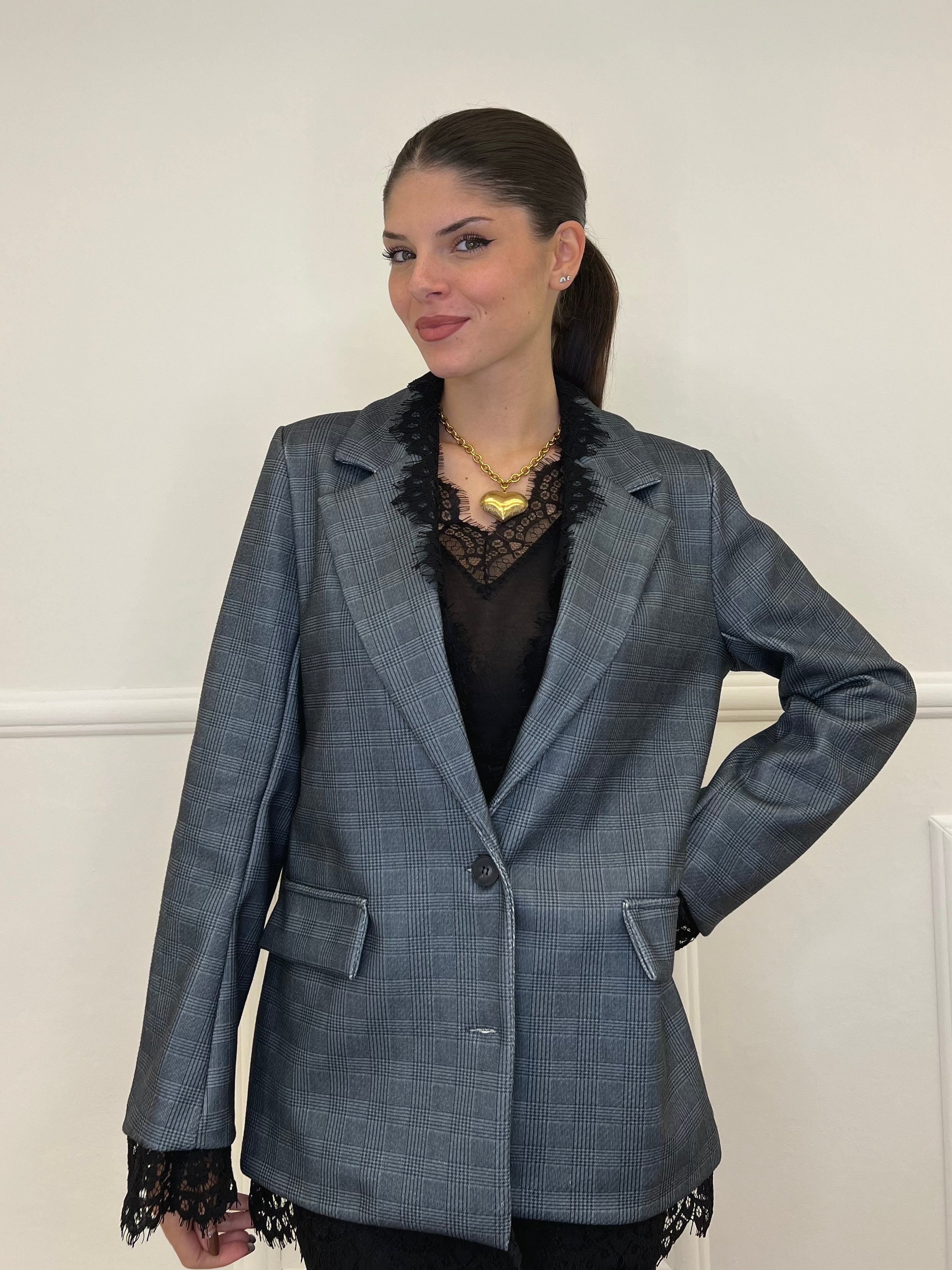 Giacca Galles Pizzo 251078 Grigio