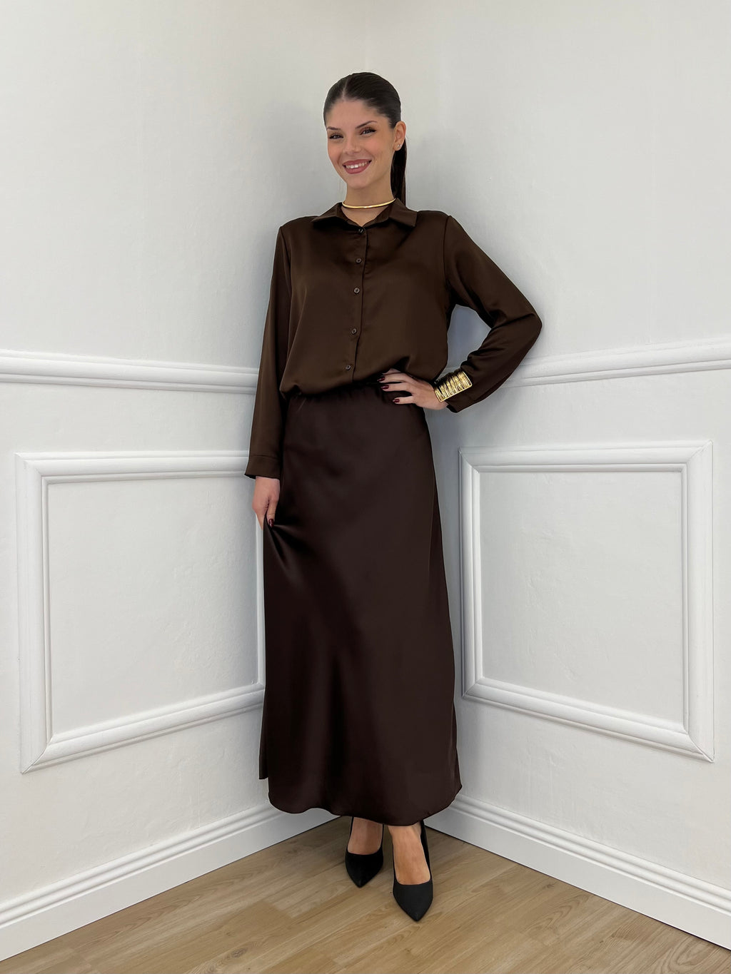 Gonna Satin 2236 Moro