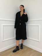 Cappotto Boucle' 81887 Nero