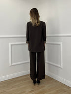 Blazer Interno Maculato 25623 Marrone