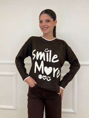 Pullover Shetland Smile More S11196 Moro