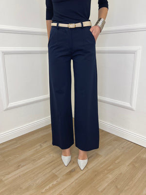 Pantalone Dritto Punto Milano 2403 Blu