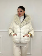 Piumino Over 2884 Panna