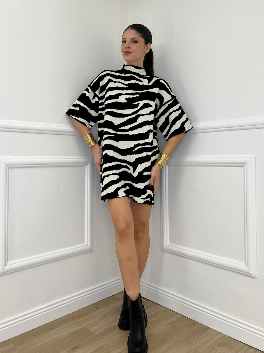 Maxi Maglia Zebra 8029