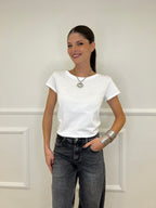 T-shirt Basic V0550 Bianco